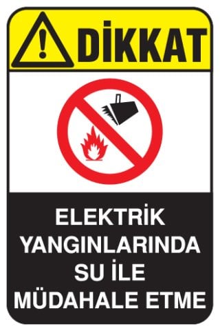 ELEKTRİK YANGINLARINDA SU İLE MÜDAHALE ETME