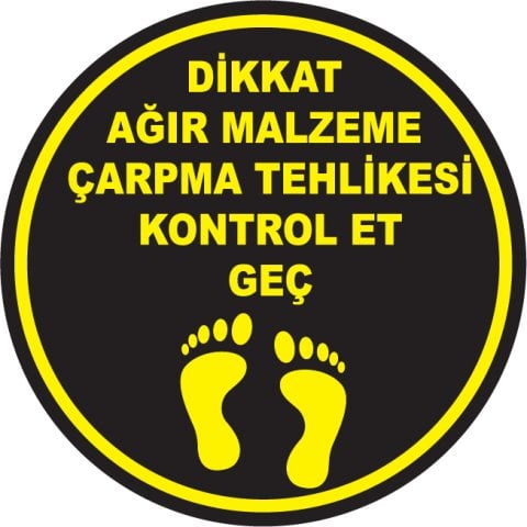 AĞIR MALZEME ÇARPMA TEHLİKESİ
