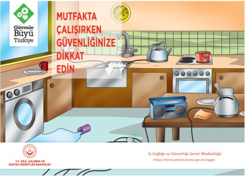 MUTFAKTA ÇALIŞIRKEN GÜVENLİĞİNİZE DİKKAT EDİN