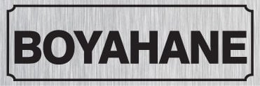 BOYAHANE 12 X 30 cm - Gümüş Metal 0,5 mm