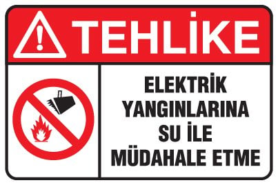 ELEKTRİK YANGINLARINA SU İLE MÜDAHALE ETME