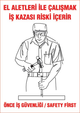 EL ALETLERİ İLE ÇALIŞMAK İŞ KAZASI RİSKİ İÇERİR