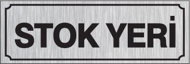 STOK YERİ 8 X 20 cm - Gümüş Metal 0,5 mm