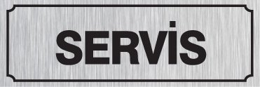 SERVİS 12 X 30 cm - Gümüş Metal 0,5 mm
