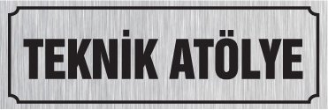 TEKNİK ATÖLYE 8 X 20 cm - Gümüş Metal 0,5 mm