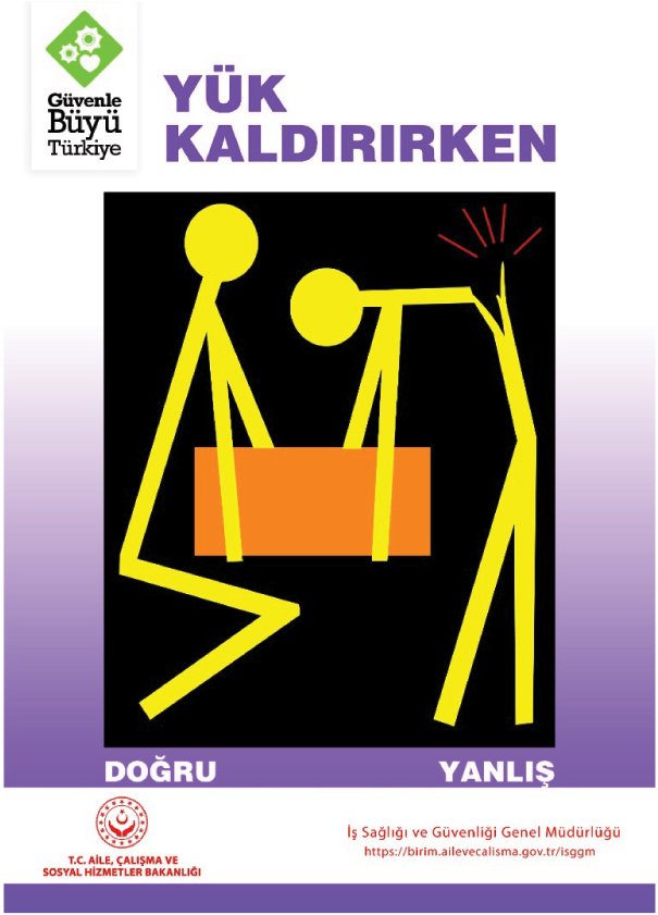 YÜK KALDIRIRKEN