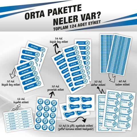 BLUEY ORTA PAKET