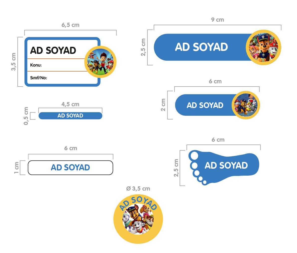 PAW PATROL ORTA PAKET