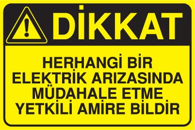 HERHANGİ BİR ELEKTRİK ARIZASINDA MÜDAHALE ETME YETKİLİ AMİRE BİLDİR