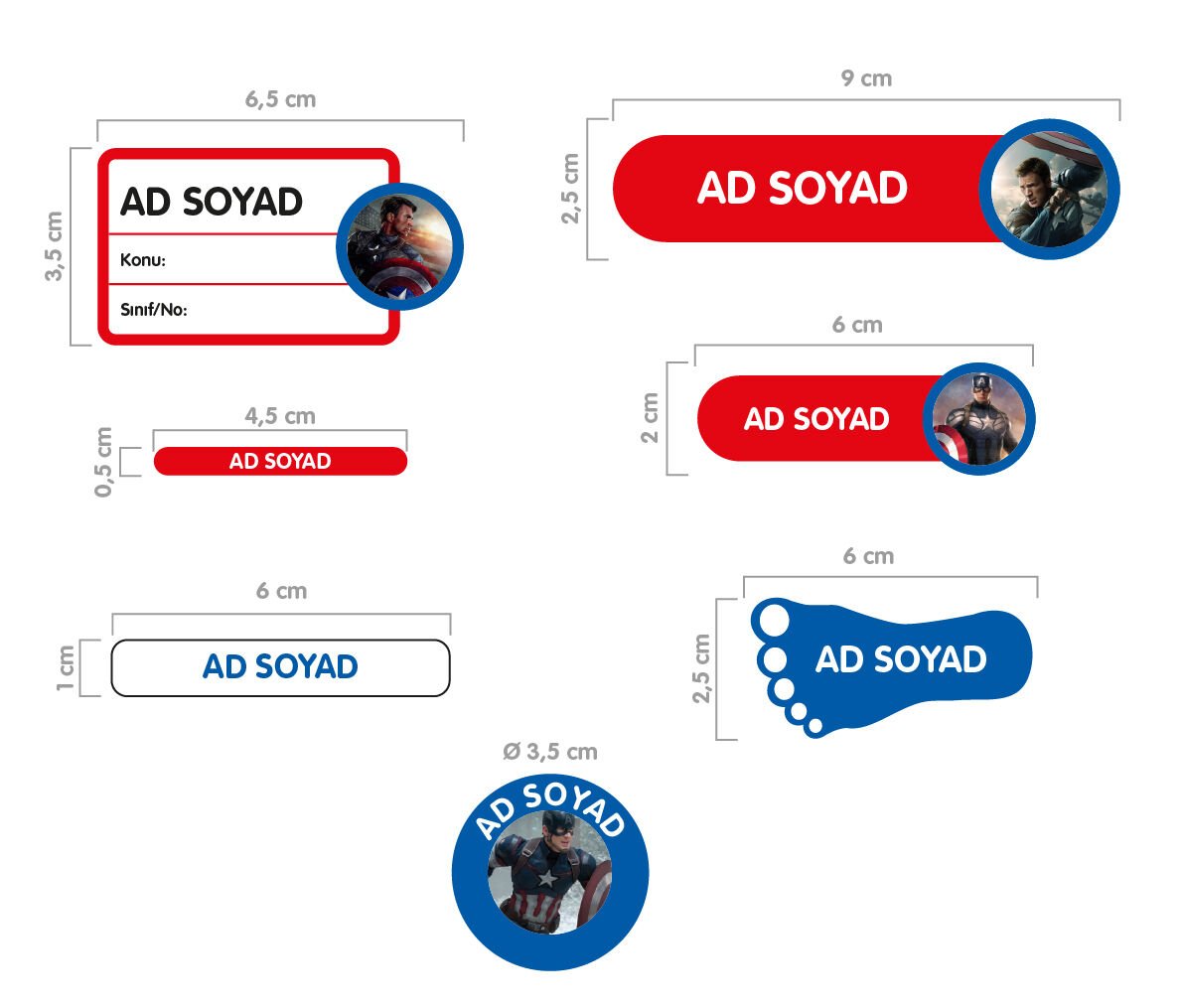 KAPTAN AMERİKA BÜYÜK PAKET