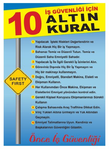 10 ALTIN KURAL